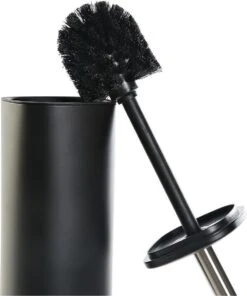 Toiletborstel Zwart Met Houder Van Kunststof 38 Cm - Wc-borstels -Merkloos Verkoop 1002x1200