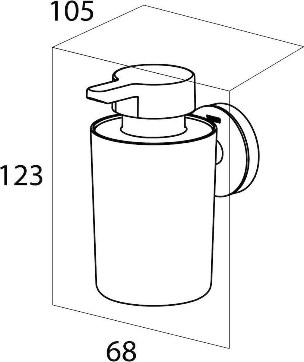 Tiger Urban - Zeepdispenser - Zwart 2 Tiger Urban - Zeepdispenser - Zwart - Afbeelding 2