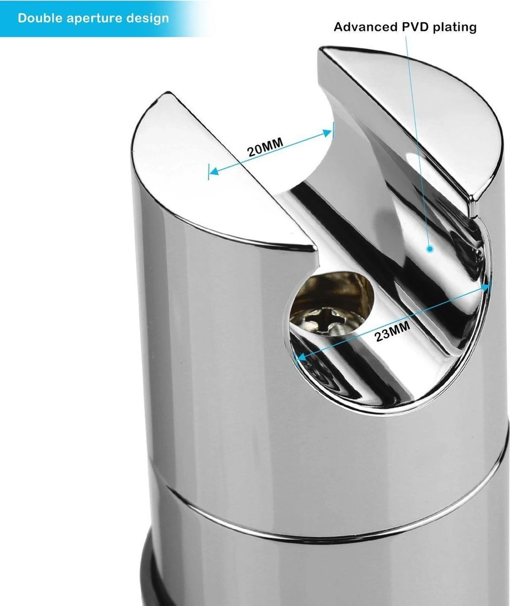 El Suvon® Glijstuk - Douchekophouder - Verstelbaar 4 El Suvon® Glijstuk - Douchekophouder - Verstelbaar - Afbeelding 4