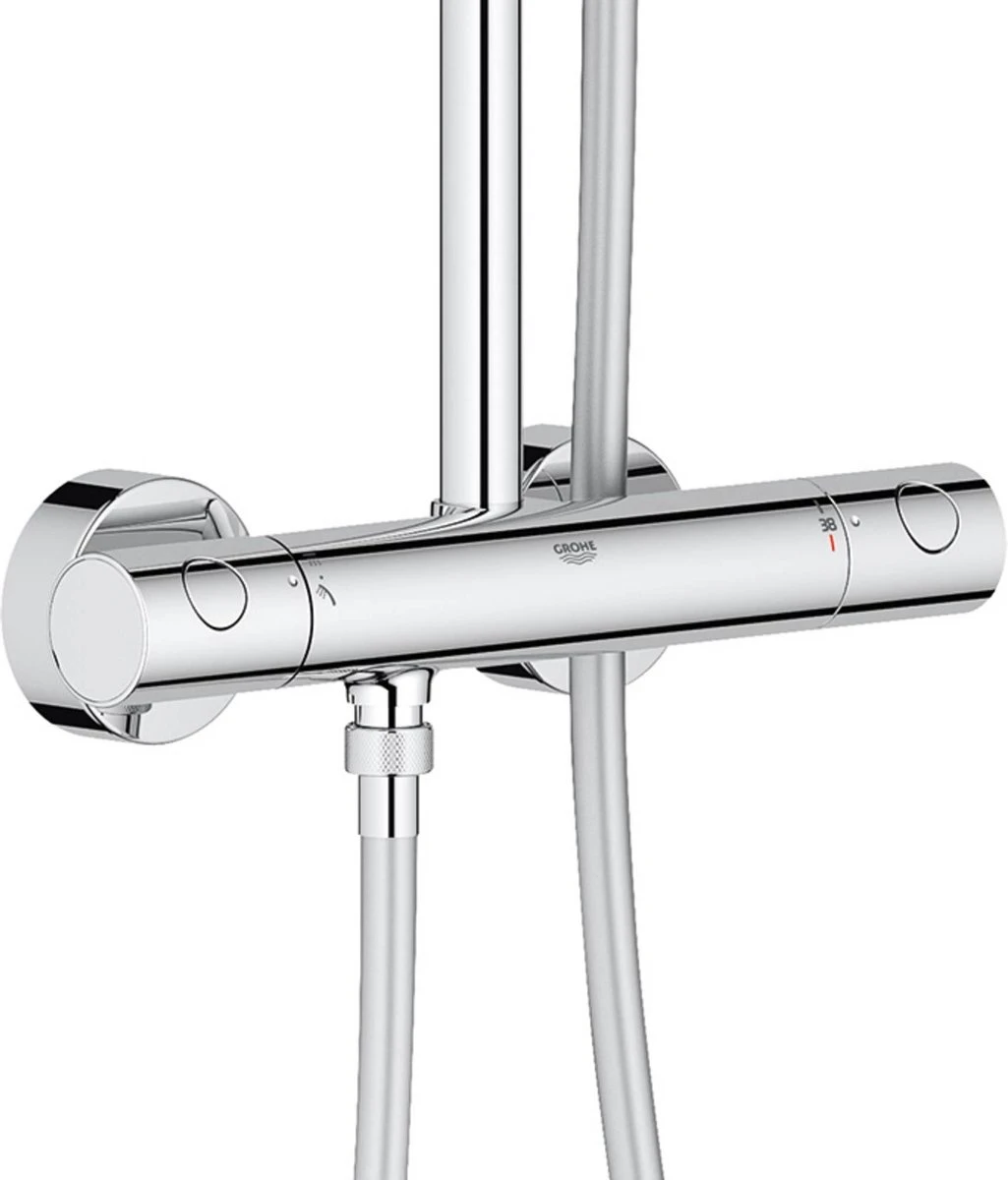 GROHE Euphoria 260 Regendouche - ø 26cm - Met Thermostaatkraan - Chroom 8 GROHE Euphoria 260 Regendouche - ø 26cm - Met Thermostaatkraan - Chroom - Afbeelding 8