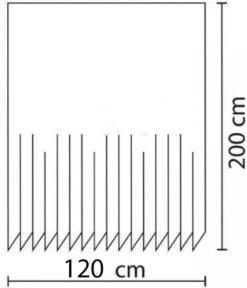 MLN Basics® Douchegordijn | Zwart | 120x200 Cm | Inclusief Ringen | Anti-schimmel 8 MLN Basics® Douchegordijn | Zwart | 120x200 Cm | Inclusief Ringen | Anti-schimmel -Merkloos Verkoop 1028x1200 1