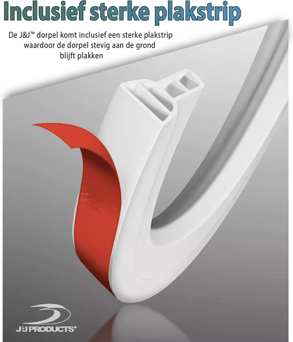 Merkloos Hoge Zelfklevende Waterkering Badkamer 100 Cm - Douchedorpel - Wateroverlast - Douchebak - Waterstopper - Sanitair Dorpel - Water - Douche - Badkamer - Schimmel Badkamer - Douche Kabine - Siliconen 4 Merkloos Hoge Zelfklevende Waterkering Badkamer 100 Cm - Douchedorpel - Wateroverlast - Douchebak - Waterstopper - Sanitair Dorpel - Water - Douche - Badkamer - Schimmel Badkamer - Douche Kabine - Siliconen - Afbeelding 4