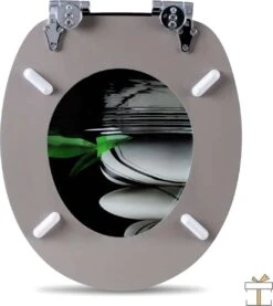 Happyment Antibacteriële Toiletbril - Met Softclose - Universeel - Toiletbrillen Met Kiezel Print - WC Bril - Toiletzitting 10 Happyment Antibacteriële Toiletbril - Met Softclose - Universeel - Toiletbrillen Met Kiezel Print - WC Bril - Toiletzitting -Merkloos Verkoop 1069x1200 7