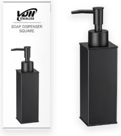 VDN Stainless Zeeppompje - Zeepdispenser - Zeeppompje Vrijstaand - Zwart - Vierkant - RVS 14 VDN Stainless Zeeppompje - Zeepdispenser - Zeeppompje Vrijstaand - Zwart - Vierkant - RVS -Merkloos Verkoop 1072x1200 2