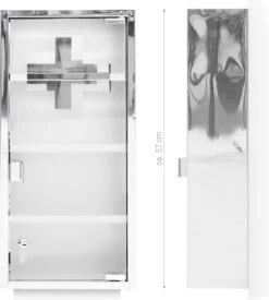 Relaxdays Medicijnkastje Rvs - Met Slot - Afsluitbare Medicijnkast - Hangend - Badkamer 18 Relaxdays Medicijnkastje Rvs - Met Slot - Afsluitbare Medicijnkast - Hangend - Badkamer -Merkloos Verkoop 1079x1200 2