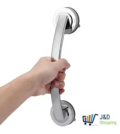 Handgreep Met Zuignap - Deurgreep -Badkamer Handgreep Met Zuignap - Douche - Helping Hand Handvat - Kunstof - Zilver - Groot 13 Handgreep Met Zuignap - Deurgreep -Badkamer Handgreep Met Zuignap - Douche - Helping Hand Handvat - Kunstof - Zilver - Groot -Merkloos Verkoop 1080x1200 5