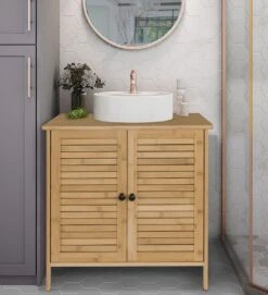 Kamyra® Badkamermeubel Bamboe - Badkamerkast, Wastafelmeubel, Onderkast Wastafel - 60x30x60 Cm - Bamboe 11 Kamyra® Badkamermeubel Bamboe - Badkamerkast, Wastafelmeubel, Onderkast Wastafel - 60x30x60 Cm - Bamboe -Merkloos Verkoop 1092x1200 3