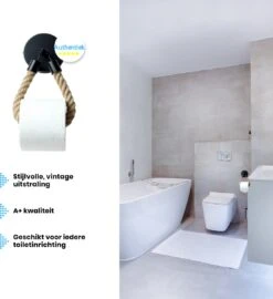 Jelta - Toiletrolhouder Zonder Te Boren - Zwart - Wc Rolhouder - Zuignap 8 Jelta - Toiletrolhouder Zonder Te Boren - Zwart - Wc Rolhouder - Zuignap -Merkloos Verkoop 1097x1200 1