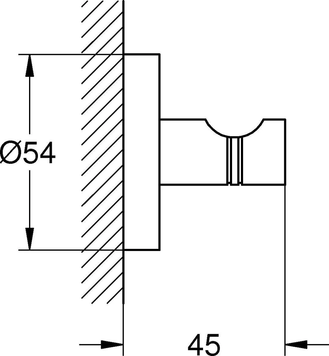 GROHE Essentials Badjashaak - Handdoekhaak - Metaal - Chroom - 40364001 8 GROHE Essentials Badjashaak - Handdoekhaak - Metaal - Chroom - 40364001 - Afbeelding 8