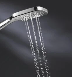 GROHE Rainshower Smartactive Cube 130 Douchekop - Ø 13cm - EcoJoy® - 3 Straalsoorten - 26582000 -Merkloos Verkoop 1121x1200 1