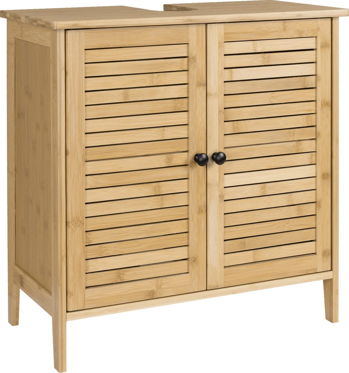 Merkloos Badkamerkast - Ondermeubel Wastafel - Handdoeken Kast - Opbergruimte - Opbergkast Badkamer - Wastafel Onderkast - Hout - Bamboe 1 Merkloos Badkamerkast - Ondermeubel Wastafel - Handdoeken Kast - Opbergruimte - Opbergkast Badkamer - Wastafel Onderkast - Hout - Bamboe