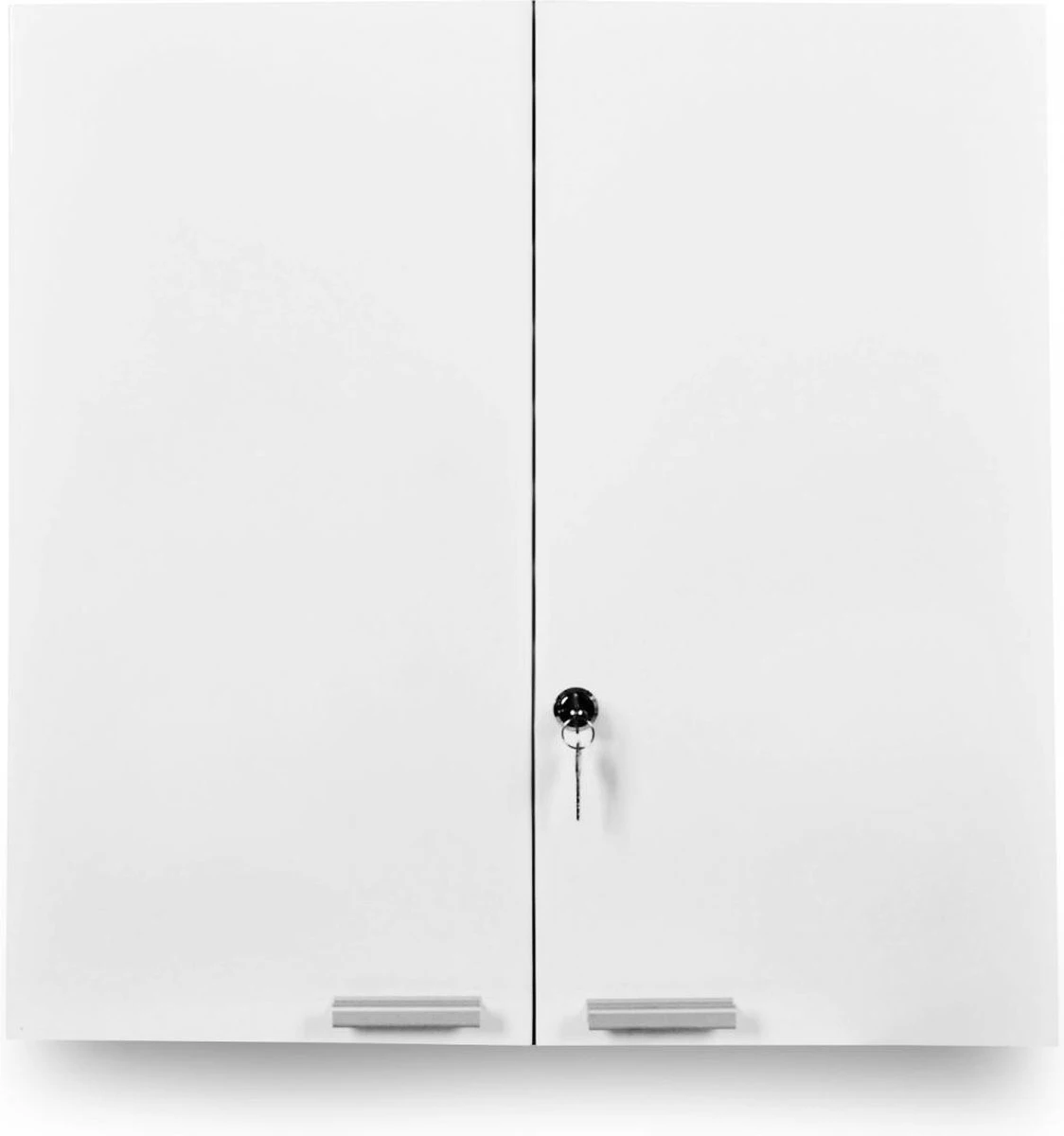 Jago - Afsluitbare XXL Medicijnkast Met 11 Vakken/Compartimenten - Staal - 2 Deuren - 53x53x20 Cm - Wit 6 Jago - Afsluitbare XXL Medicijnkast Met 11 Vakken/Compartimenten - Staal - 2 Deuren - 53x53x20 Cm - Wit - Afbeelding 6