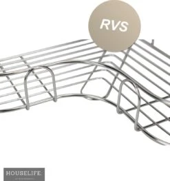 Doucherek Zonder Boren - RVS - Zelfklevend Doucherekje - Hangend – Hoek – Inclusief 2 Muurstickers 15 Doucherek Zonder Boren - RVS - Zelfklevend Doucherekje - Hangend – Hoek – Inclusief 2 Muurstickers -Merkloos Verkoop 1125x1200