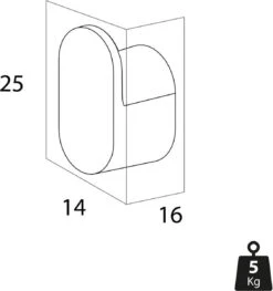 Tiger Carv - Handdoekhaak Klein (2 Stuks) - 1,6 X 1,4 X 2,5 Cm - Zwart -Merkloos Verkoop 1129x1200