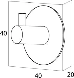 Tiger - Handdoekhaak Rhino - RVS Geborsteld 8 Tiger - Handdoekhaak Rhino - RVS Geborsteld -Merkloos Verkoop 1131x1200