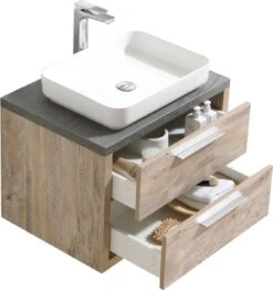 Badplaats Badkamermeubel Set Indiana 70 Cm - Hout Look - Badmeubel Met Spiegel 14 Badplaats Badkamermeubel Set Indiana 70 Cm - Hout Look - Badmeubel Met Spiegel -Merkloos Verkoop 1133x1200 3