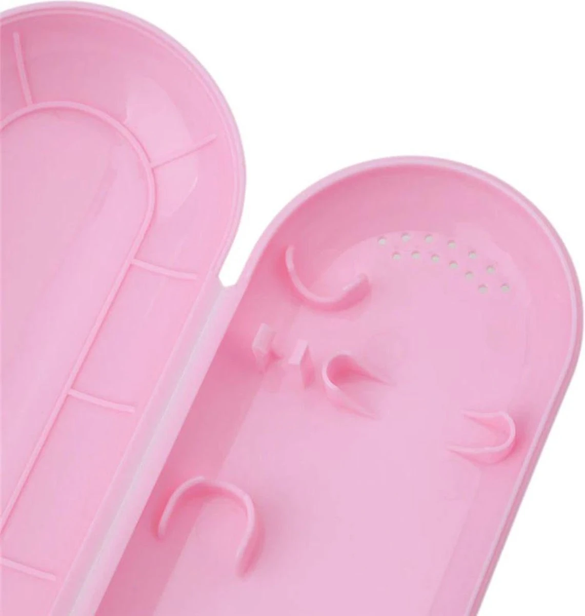 Elektrische Tandenborstel Opbergdoos Universeel - Reis Etui - Bescherm Koker - Roze - 1 Stuks 3 Elektrische Tandenborstel Opbergdoos Universeel - Reis Etui - Bescherm Koker - Roze - 1 Stuks - Afbeelding 3