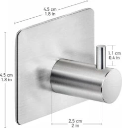 Tatkraft George Heavy Duty Zelfklevende Wandhaakjes - RVS Handdoekhouder Haak - Muur Ophang Zelfklevend Muurhaak Ophanghaakjes - Handdoekklem Keuken Ophanghaak Zonder Boren - Wand Theedoek / Handdoek Houder - Universeel Gebruik - Set Van 4 Stuks 15 Tatkraft George Heavy Duty Zelfklevende Wandhaakjes - RVS Handdoekhouder Haak - Muur Ophang Zelfklevend Muurhaak Ophanghaakjes - Handdoekklem Keuken Ophanghaak Zonder Boren - Wand Theedoek / Handdoek Houder - Universeel Gebruik - Set Van 4 Stuks -Merkloos Verkoop 1142x1200 2