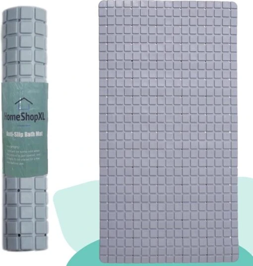 The Original - Douchemat Antislip - Grijs - 70x40cm - Antislipmat Badmat Voor Bad & Douche - Anti Slip Mat Met Zuignappen -Merkloos Verkoop 1144x1200 2