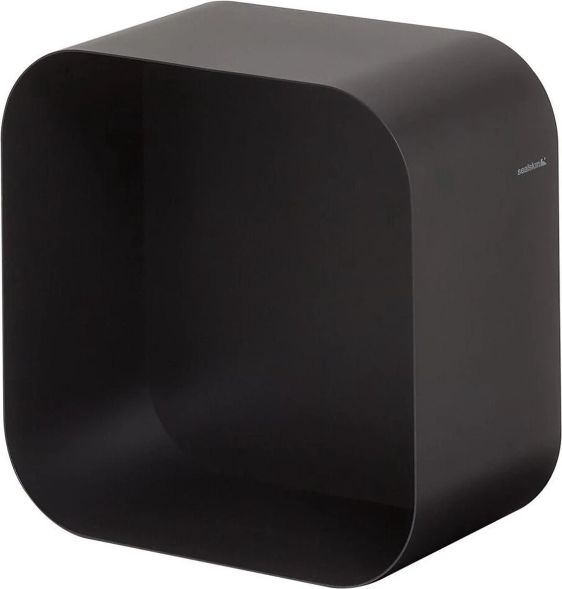Sealskin Brix - Wandkubus Wandelement Wandrek - 12x24x24 Cm - Metaal - Zwart 10 Sealskin Brix - Wandkubus Wandelement Wandrek - 12x24x24 Cm - Metaal - Zwart - Afbeelding 10