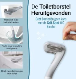 Mmoods Siliconen Golf Toiletborstel – WC Borstel Met Houder – Flexibele Siliconen WC Borstel – Antibacterieel – Hygiënisch – Wit -Merkloos Verkoop 1148x1200 4