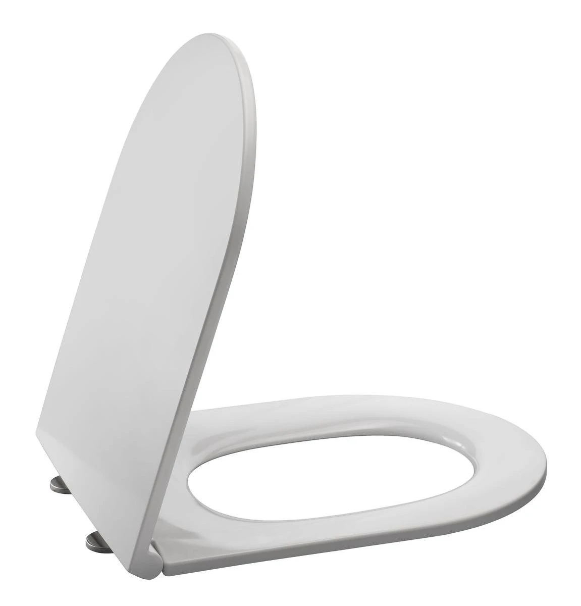 Allibert Wc-bril DUNEO - Duroplast - Inox Scharnieren - Soft Close - Afklikbaar - Wit 3 Allibert Wc-bril DUNEO - Duroplast - Inox Scharnieren - Soft Close - Afklikbaar - Wit - Afbeelding 3