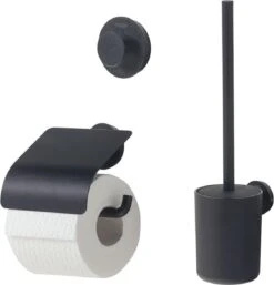 Tiger Urban Toiletaccessoireset - Toiletborstel Met Houder - Toiletrolhouder Met Klep - Handdoekhaak - Zwart -Merkloos Verkoop 1153x1200 1