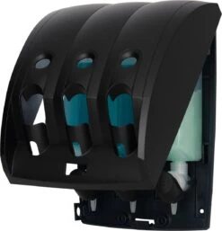 Aquathof, Zeepdispenser, Mat Zwart, 3 Kamer, 3 Reservoirs, 3x350ml, Hangend, Wandmontage 21 Aquathof, Zeepdispenser, Mat Zwart, 3 Kamer, 3 Reservoirs, 3x350ml, Hangend, Wandmontage -Merkloos Verkoop 1155x1200 3