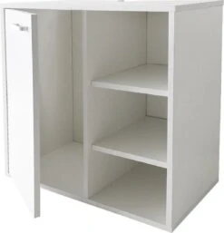 Onderbouw Kast Wastafel - Wastafel Onderkast - Badkamermeubel - Wit