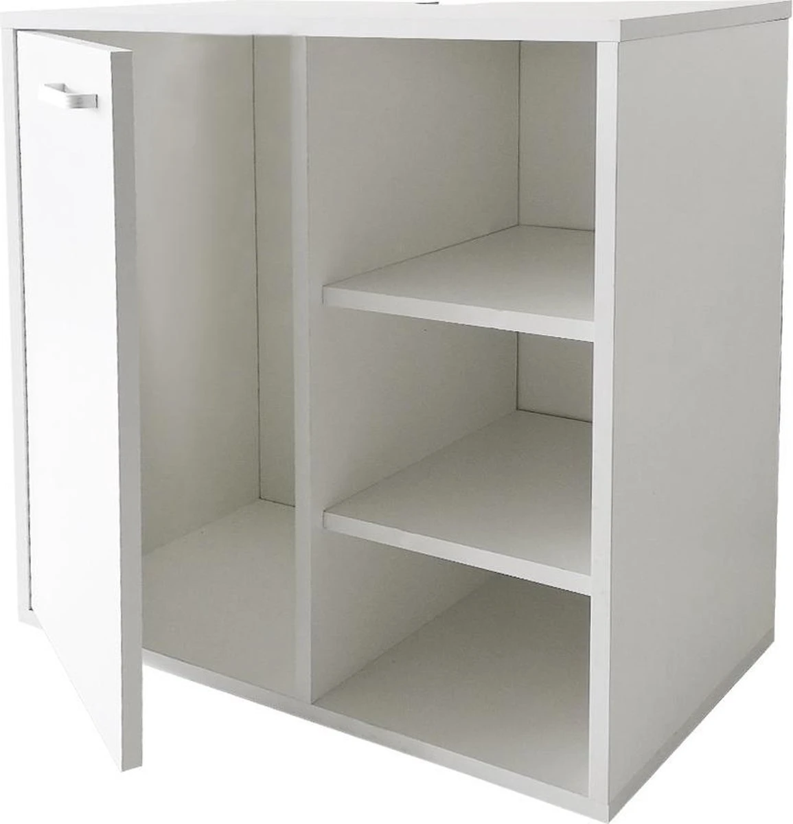Onderbouw Kast Wastafel - Wastafel Onderkast - Badkamermeubel - Wit 1 Onderbouw Kast Wastafel - Wastafel Onderkast - Badkamermeubel - Wit