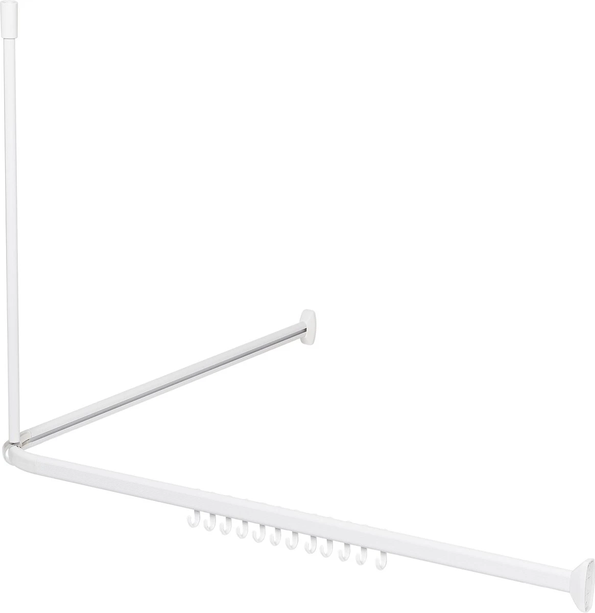 Sealskin - Easy Roll Douchegordijnstangset - 90x90x90 Cm - Wit 10 Sealskin - Easy Roll Douchegordijnstangset - 90x90x90 Cm - Wit - Afbeelding 10