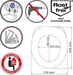 WENKO WC Bril Gubbio - Antibacterieel Wit Duroplast - Easy-Close Sluiting - Fix-Clip Bevestiging In RVS - Belastbaar Tot 350 Kg - Toiletbril - Toiletzitting 20 WENKO WC Bril Gubbio - Antibacterieel Wit Duroplast - Easy-Close Sluiting - Fix-Clip Bevestiging In RVS - Belastbaar Tot 350 Kg - Toiletbril - Toiletzitting -Merkloos Verkoop 1165x1200 3