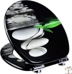 Happyment Antibacteriële Toiletbril - Met Softclose - Universeel - Toiletbrillen Met Kiezel Print - WC Bril - Toiletzitting 11 Happyment Antibacteriële Toiletbril - Met Softclose - Universeel - Toiletbrillen Met Kiezel Print - WC Bril - Toiletzitting -Merkloos Verkoop 1165x1200 5