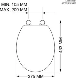 Tiger Leatherlook - Toiletbril - WC Bril - MDF - Zwart 15 Tiger Leatherlook - Toiletbril - WC Bril - MDF - Zwart -Merkloos Verkoop 1166x1200 9