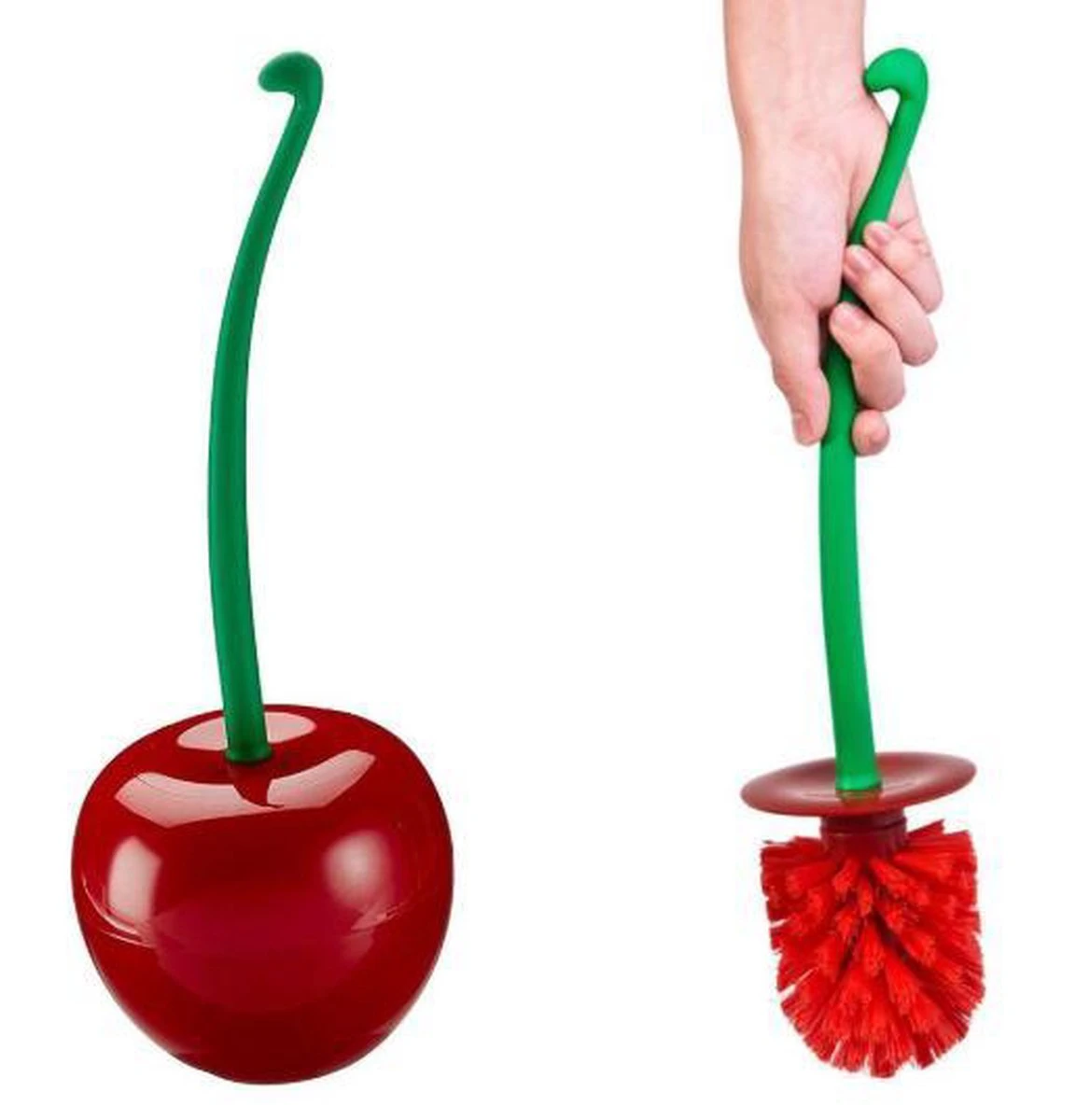 Merkloos WC-borstel Toiletborstel Cherry Kers Met Rode Borstel 8 Merkloos WC-borstel Toiletborstel Cherry Kers Met Rode Borstel - Afbeelding 8