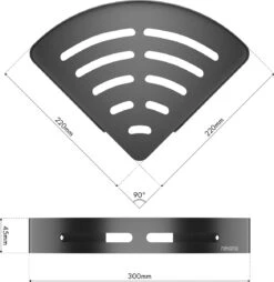 Doucherek 2 Stuks - Douchemand - Hangend Hoek - Telescopisch - Zonder Boren - Zwart - RVS 16 Doucherek 2 Stuks - Douchemand - Hangend Hoek - Telescopisch - Zonder Boren - Zwart - RVS -Merkloos Verkoop 1168x1200 5