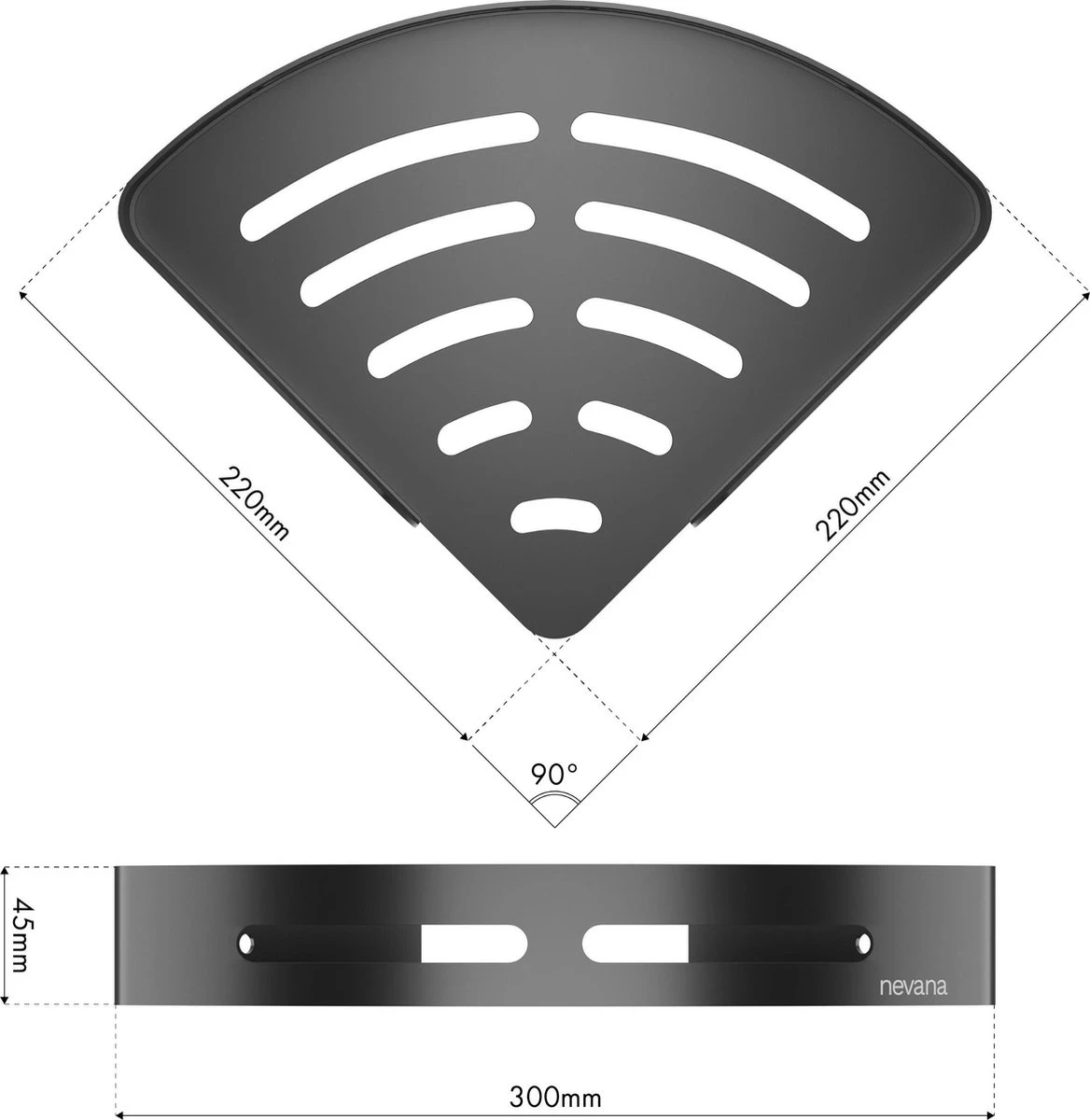 Doucherek 2 Stuks - Douchemand - Hangend Hoek - Telescopisch - Zonder Boren - Zwart - RVS 8 Doucherek 2 Stuks - Douchemand - Hangend Hoek - Telescopisch - Zonder Boren - Zwart - RVS - Afbeelding 8