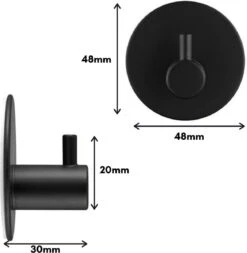 Toiletrolhouder Inclusief Handdoekhaak - Zonder Boren - Zelfklevend - Zwart - Staand 15 Toiletrolhouder Inclusief Handdoekhaak - Zonder Boren - Zelfklevend - Zwart - Staand -Merkloos Verkoop 1172x1200