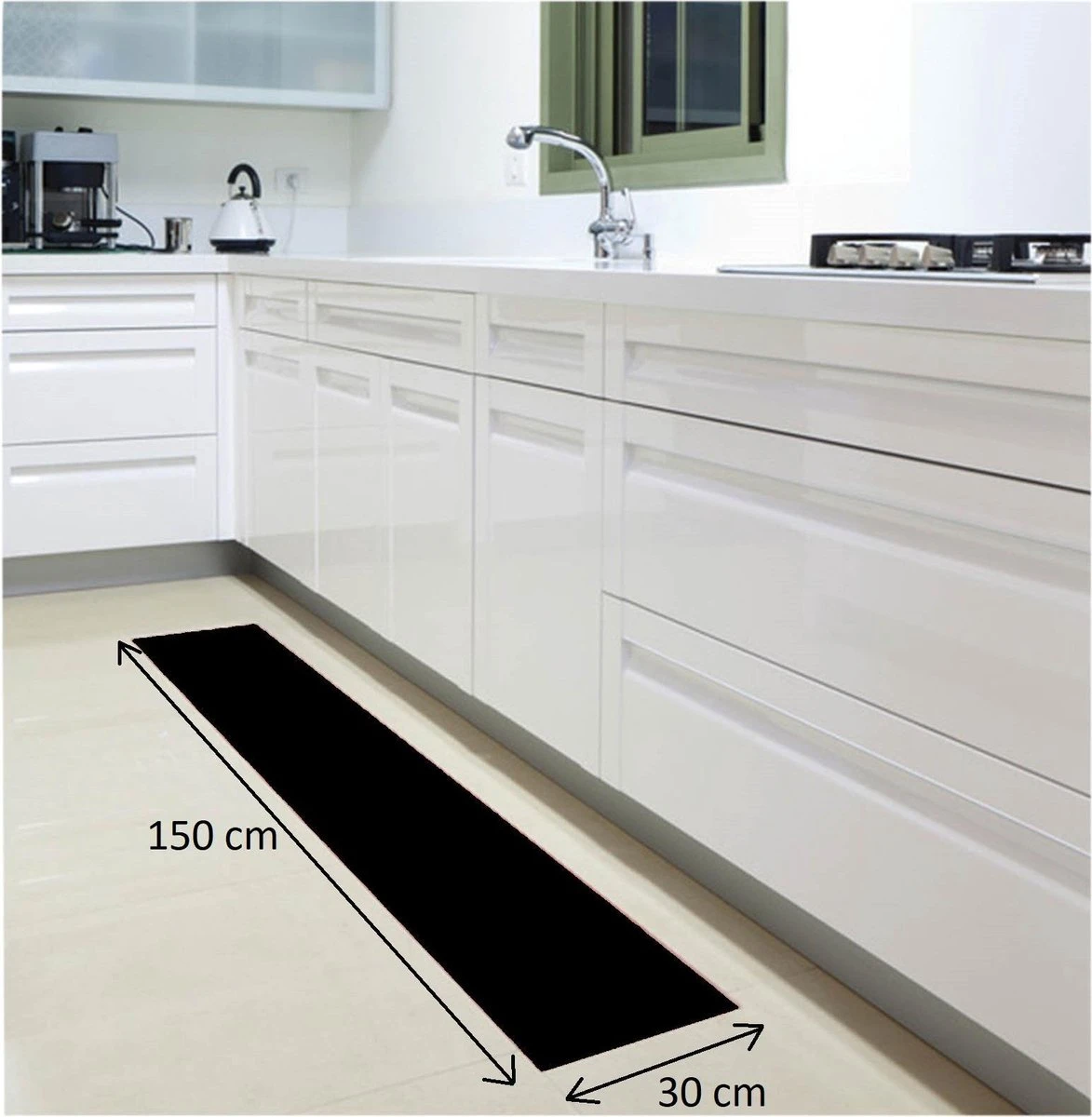 Aidapt - Anti Slip - Mat - Voor Lade, Dienblad, Vloer - Zwart 3 Aidapt - Anti Slip - Mat - Voor Lade, Dienblad, Vloer - Zwart - Afbeelding 3