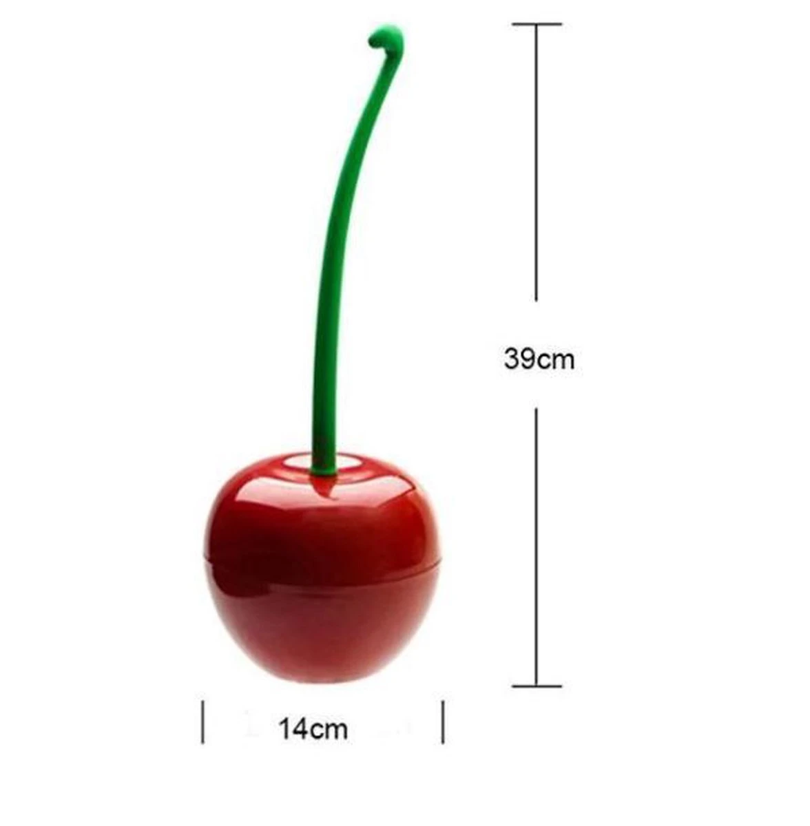 Merkloos WC-borstel Toiletborstel Cherry Kers Met Rode Borstel 7 Merkloos WC-borstel Toiletborstel Cherry Kers Met Rode Borstel - Afbeelding 7