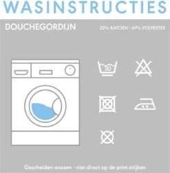 Sealskin Coloris Douchegordijn 180x200 Cm - Polyester / Katoen - Grijs 7 Sealskin Coloris Douchegordijn 180x200 Cm - Polyester / Katoen - Grijs -Merkloos Verkoop 1178x1200 17