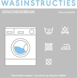 Sealskin Blend Douchegordijn 180x200 Cm - Polyester - Groen / Wit -Merkloos Verkoop 1179x1200 8