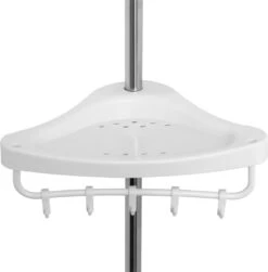 Telescopisch Doucherek Uit Chroom, Verstelbaar 155 - 320 Cm Met Extra Handdoekrek -Merkloos Verkoop 1180x1200 3