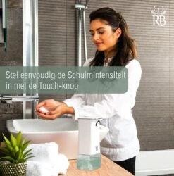 Royal Belinda Automatische Zeepdispenser - 280 ML Schuimdispenser Met Sensor - Wandmontage - No Touch - Zeeppompje - Wit -Merkloos Verkoop 1184x1200 5