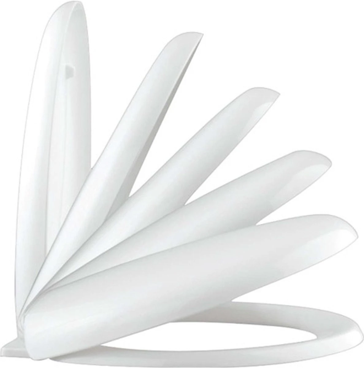 SCHÜTTE WC-Bril 10220 DUROPLAST - Antibacterieel - Soft Close - Gelakt - Wit 8 SCHÜTTE WC-Bril 10220 DUROPLAST - Antibacterieel - Soft Close - Gelakt - Wit - Afbeelding 8