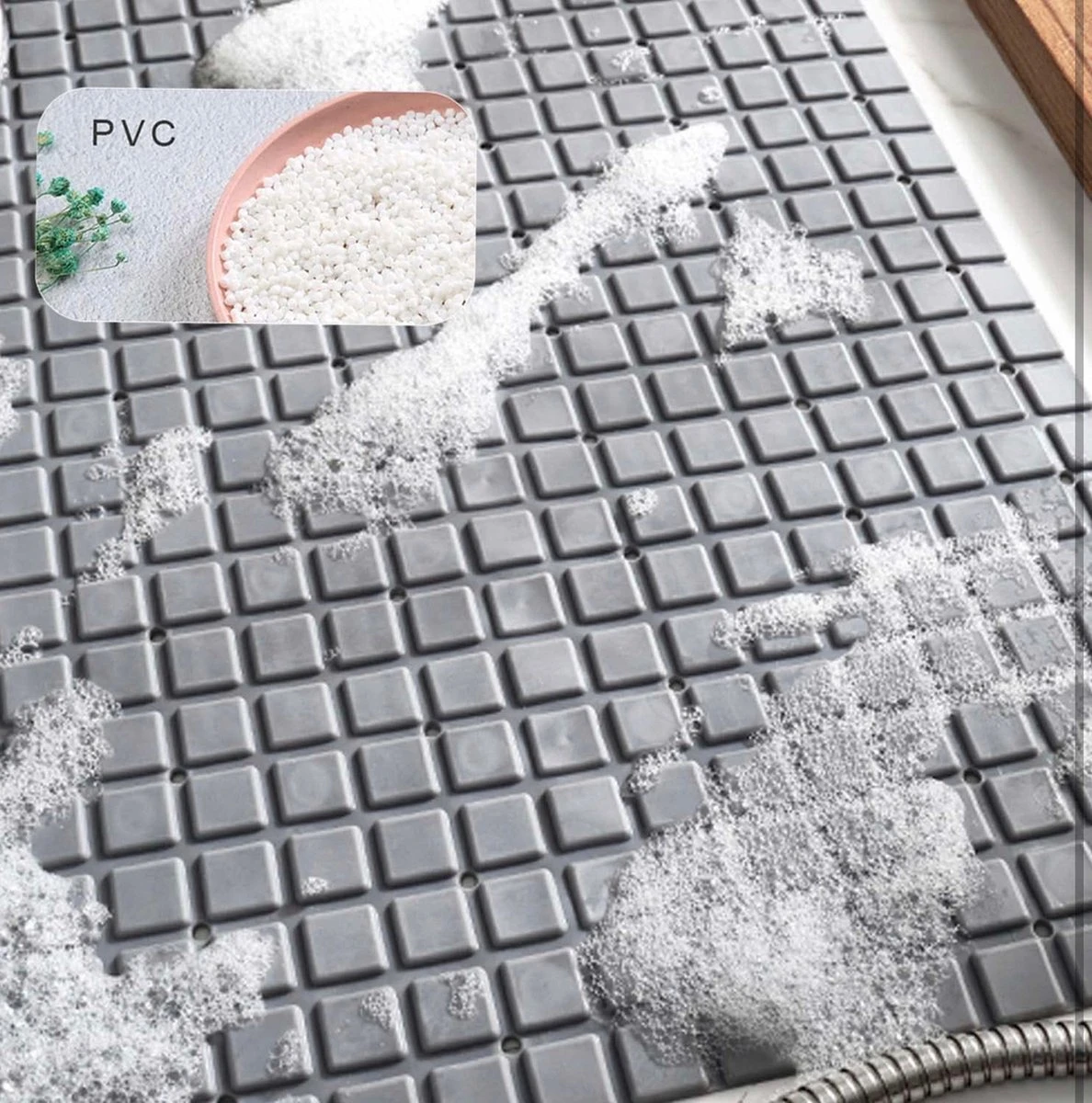 De Millennials Duurzame Antislip Douchemat Of Badmat Grijs Met Zuignappen – 70x40 Cm - Mat Voor In Bad – Anti Slip Douche Cabine Mat – Mat Voor In De Badkamer - Antislipmat -ontwerp Kan Worden Geadsorbeerd Op Gladde Grond En Douchemat 4 De Millennials Duurzame Antislip Douchemat Of Badmat Grijs Met Zuignappen – 70x40 Cm - Mat Voor In Bad – Anti Slip Douche Cabine Mat – Mat Voor In De Badkamer - Antislipmat -ontwerp Kan Worden Geadsorbeerd Op Gladde Grond En Douchemat - Afbeelding 4