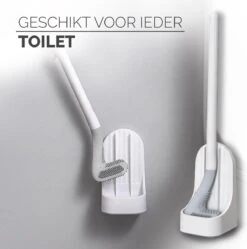 Bradey Toiletborstel Siliconen - WC Borstel Met Houder - Optimale Hygiëne - Golfclub-vorm - Komt In Alle Hoeken 28 Bradey Toiletborstel Siliconen - WC Borstel Met Houder - Optimale Hygiëne - Golfclub-vorm - Komt In Alle Hoeken -Merkloos Verkoop 1189x1200 3