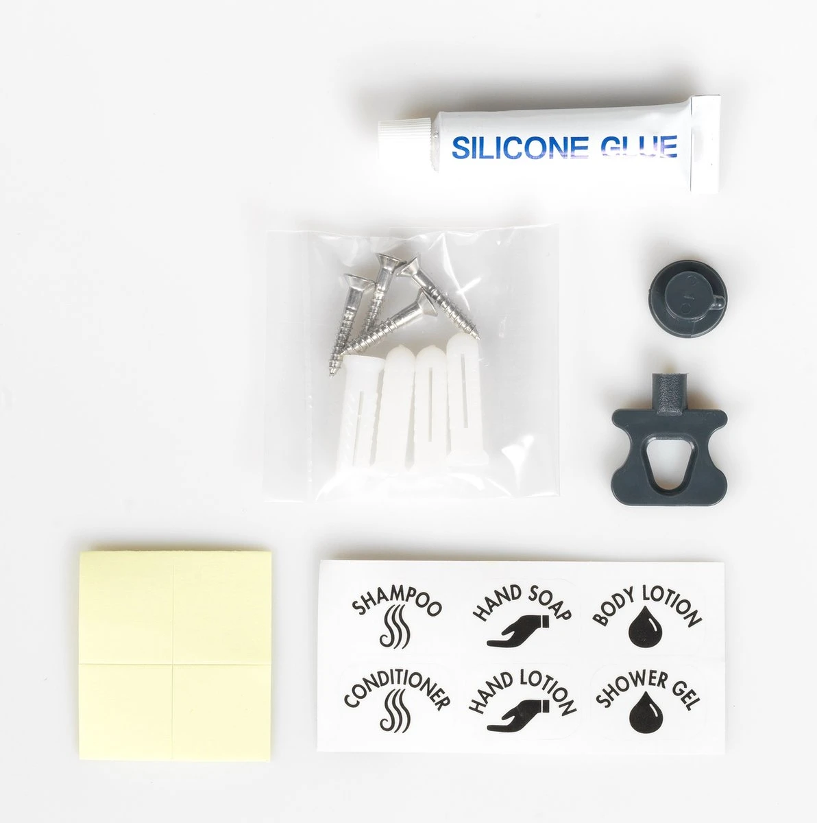 Aquathof, Zeepdispenser, Mat Zwart, 3 Kamer, 3 Reservoirs, 3x350ml, Hangend, Wandmontage 10 Aquathof, Zeepdispenser, Mat Zwart, 3 Kamer, 3 Reservoirs, 3x350ml, Hangend, Wandmontage - Afbeelding 10