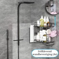 AlShiha®WC Rek - Toiletrolhouder - Badkamer Rek - Zelfklevend (zonder Boren) - Wc Rolhouder - Doucherek Hangend- Badkamerrek - Doucherek - Doucherek Zonder Boren - Toiletrolhouder - Toiletrolhouder Met Plankje 17 AlShiha®WC Rek - Toiletrolhouder - Badkamer Rek - Zelfklevend (zonder Boren) - Wc Rolhouder - Doucherek Hangend- Badkamerrek - Doucherek - Doucherek Zonder Boren - Toiletrolhouder - Toiletrolhouder Met Plankje -Merkloos Verkoop 1193x1200 10