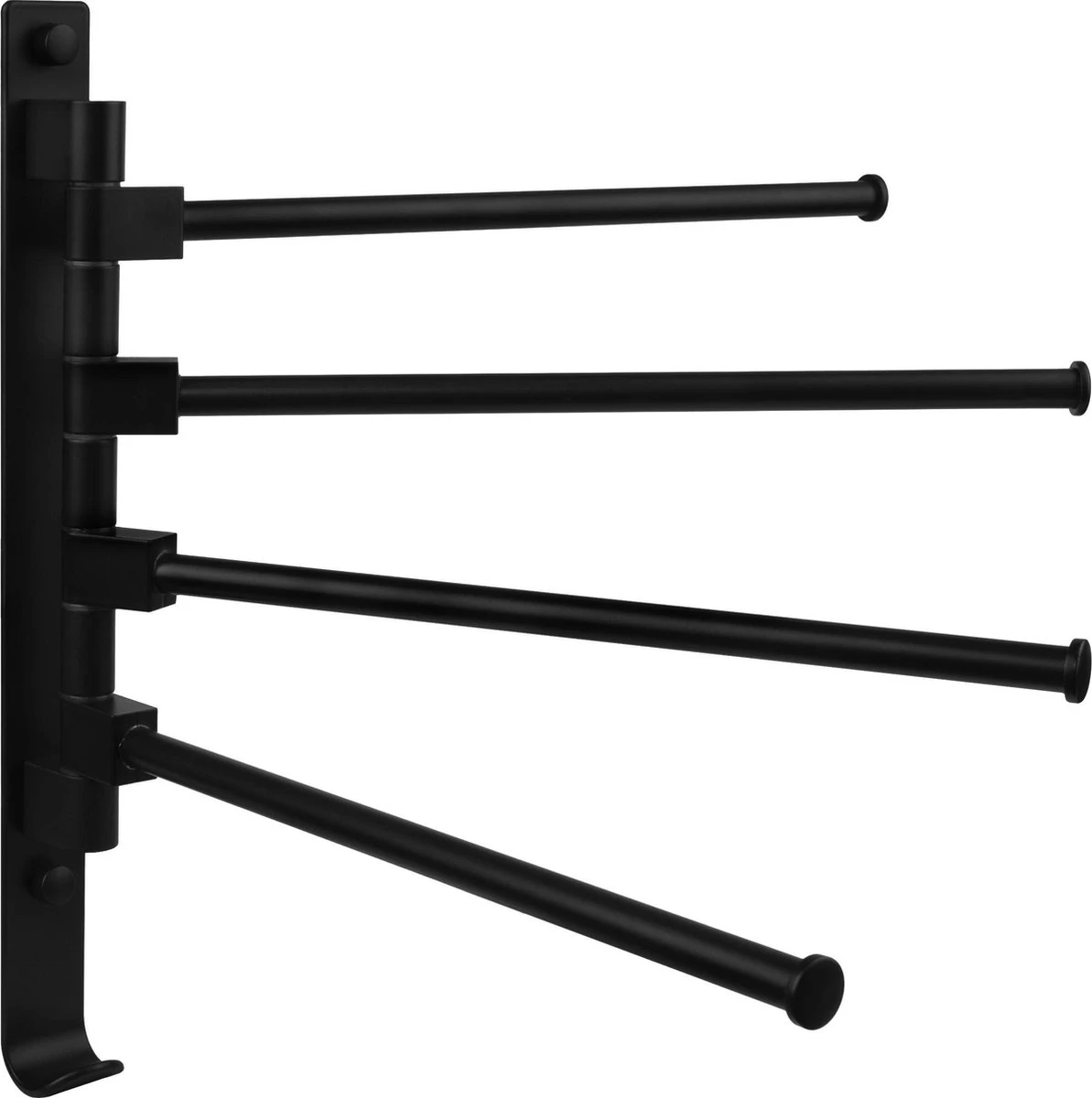 QUVIO Handdoekrek Met 4 Armen / Wandrek / Handdoekrek Keuken / Handdoekenrek Badkamer / Handdoekenrek / Handdoekrek / Handdoekrek Badkamer / Handdoekhaakjes / Handdoekhouder / Wandplank - Verstelbaar - Staal 9 QUVIO Handdoekrek Met 4 Armen / Wandrek / Handdoekrek Keuken / Handdoekenrek Badkamer / Handdoekenrek / Handdoekrek / Handdoekrek Badkamer / Handdoekhaakjes / Handdoekhouder / Wandplank - Verstelbaar - Staal - Afbeelding 9